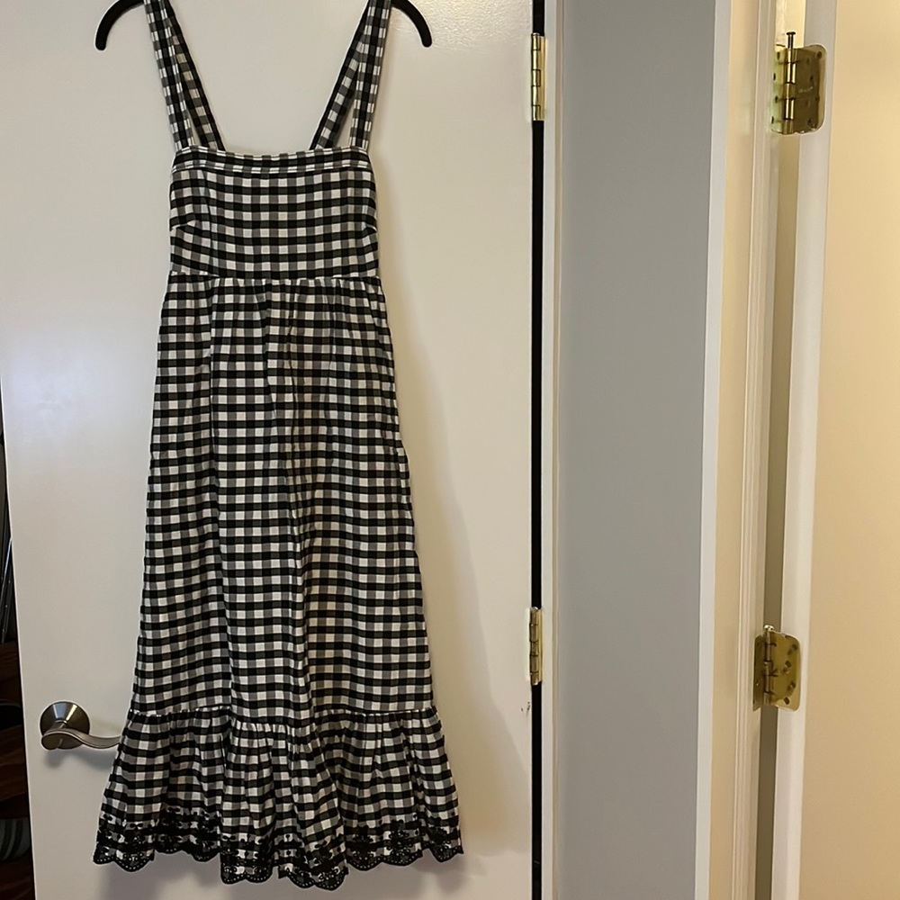 J crew gingham dress size 4 - Picture 2 of 9